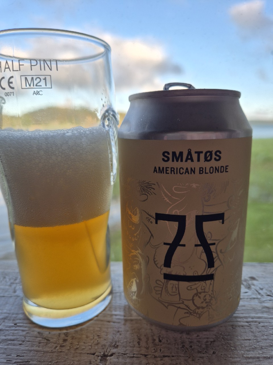 Småtös American blonde, 7 Fjell Bryggeri