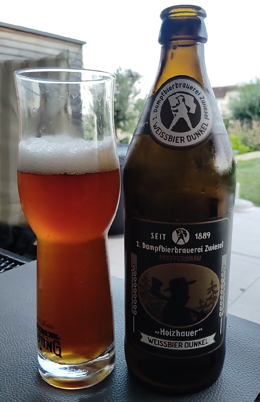 Hoizhauer Weissbier Dunkel, Dampfbierbrauerei Zwiesel