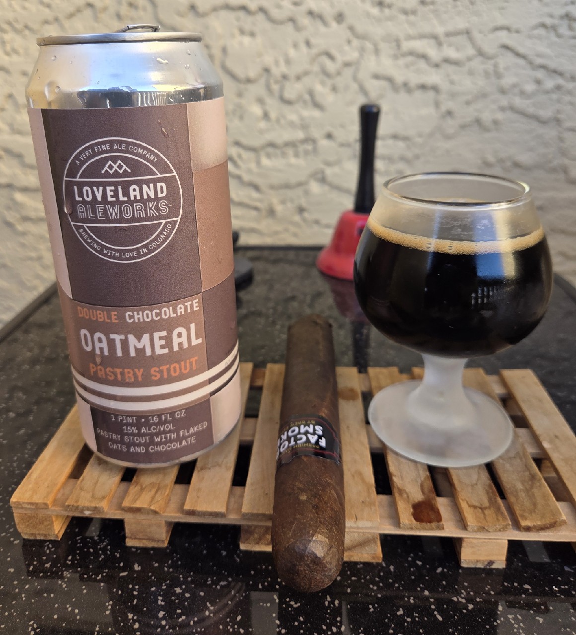 Double Chocolate Oatmeal Pasty Stout, Loveland Aleworks