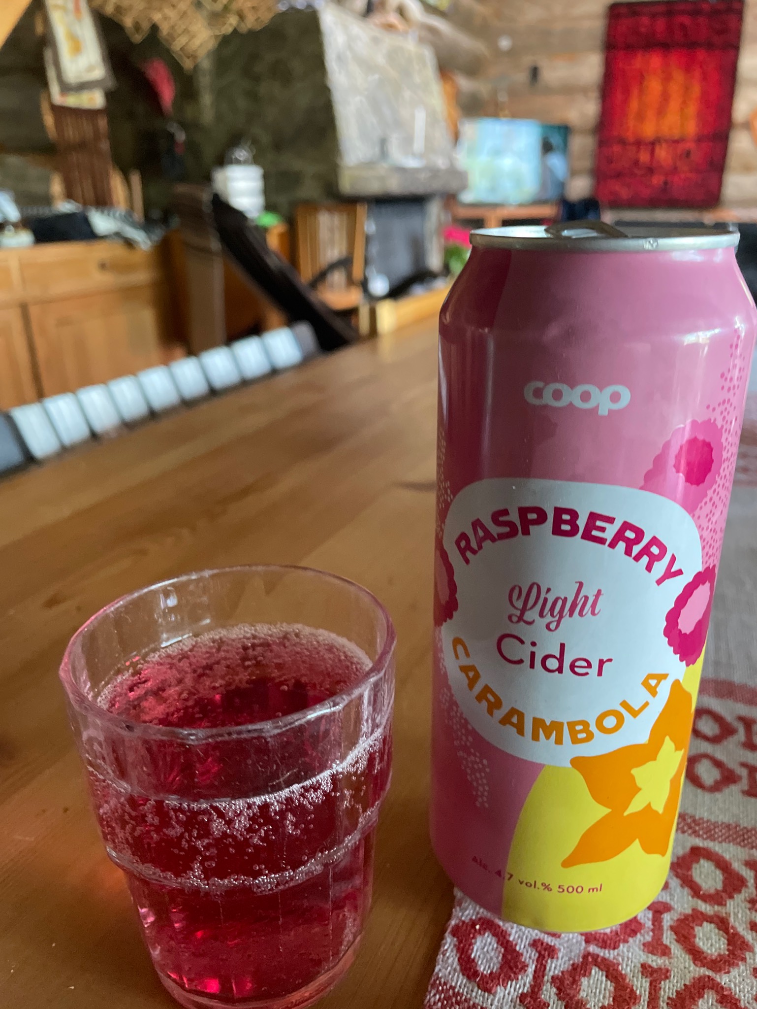 Coop Raspberry Carambola Light Cider, Finland