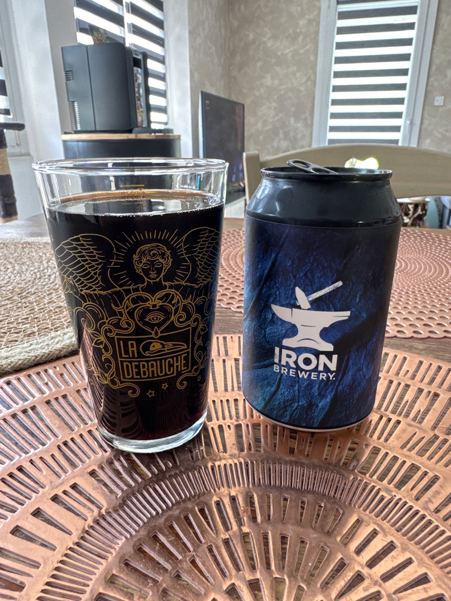 BIG D IMPERIAL CHOCOLATE STOUT RHUM FLAN CHÊNE BARREL AGED, Brasserie Iron