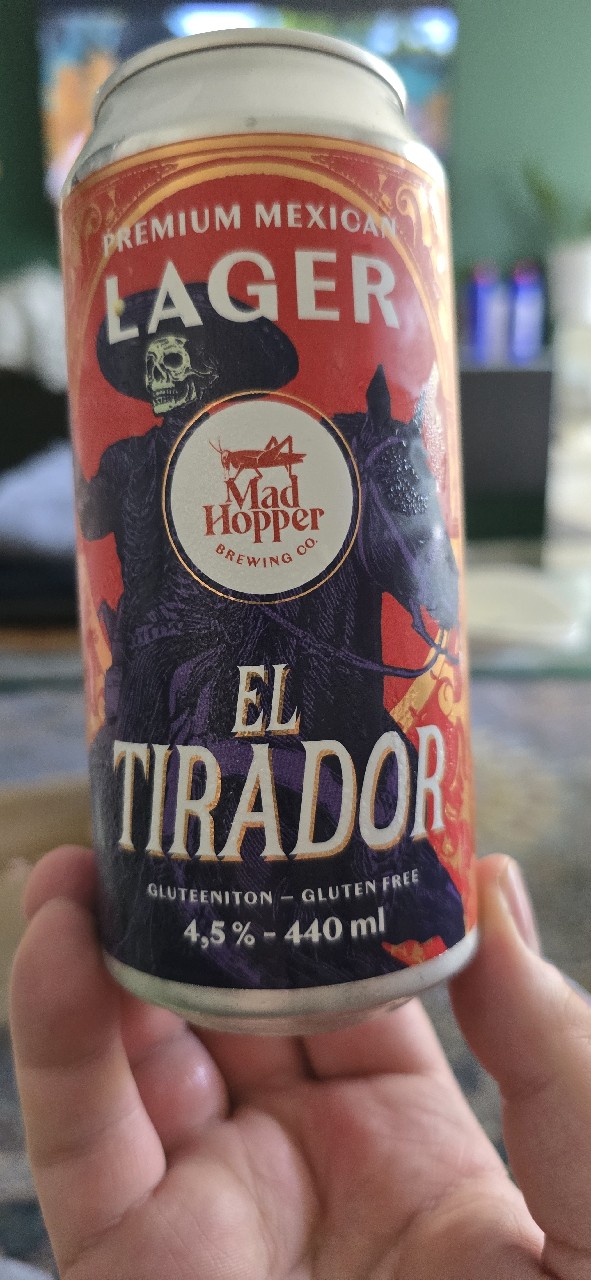 El tirador lager, Mad Hopper Brewing Co.