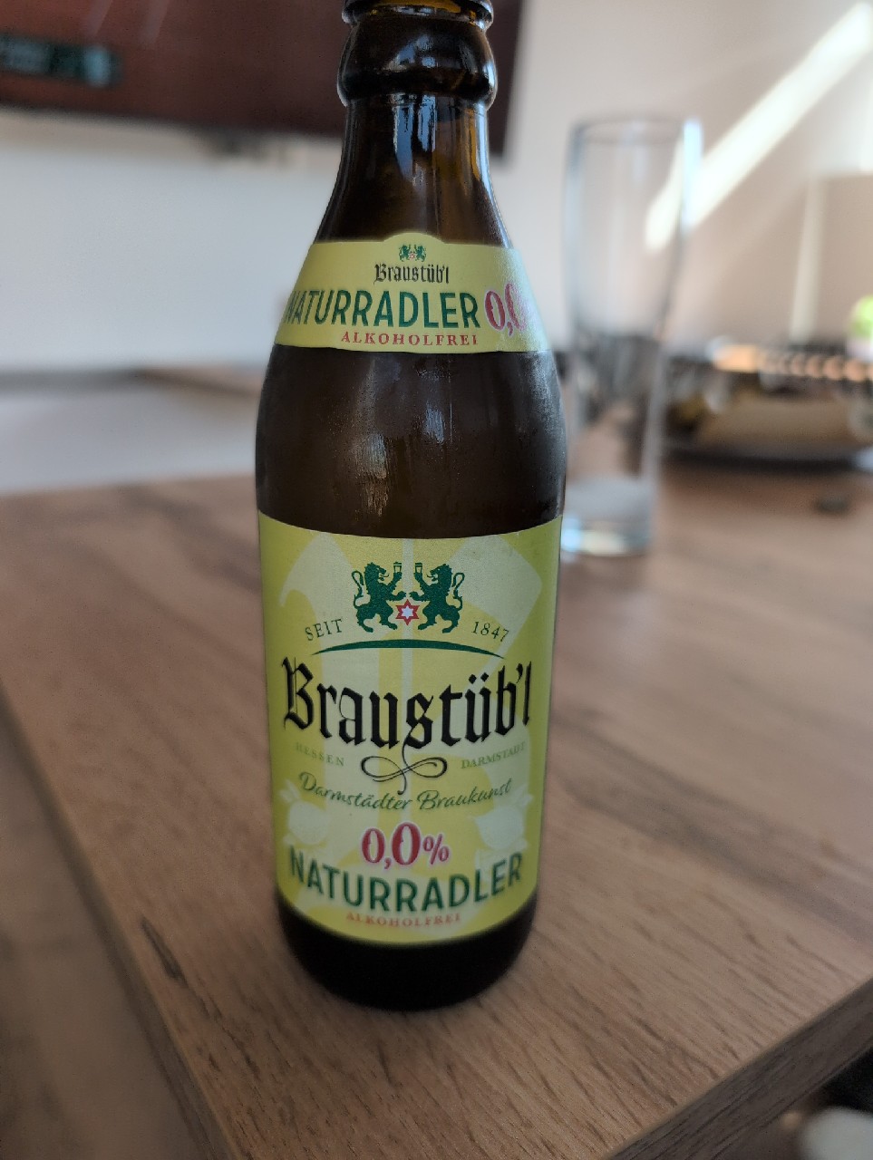 braustübel Natur Radler alkoholfrei, Darmstädter Privatbrauerei
