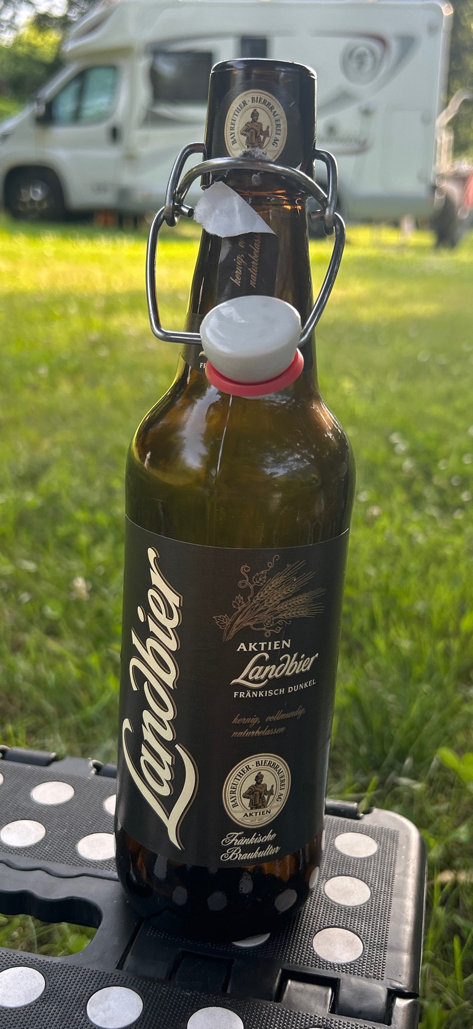 Aktien Landbier Fränkisch Dunkel, Bayreuther Bierbrauerei