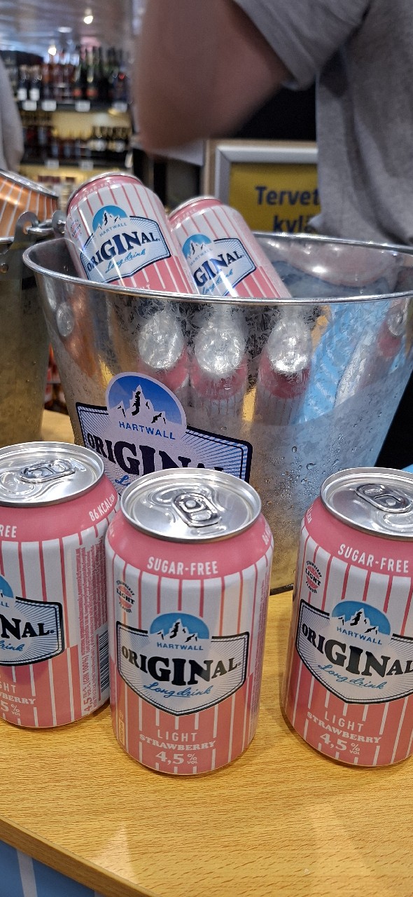 Original Long Drink Strawberry Light 4,5%, Finland