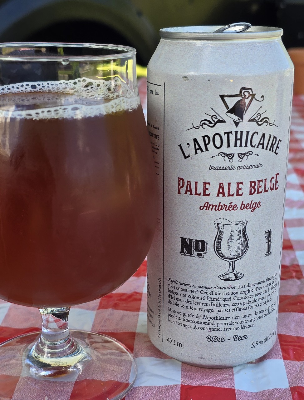 Pale Ale Belge No 1, L'Apothicaire