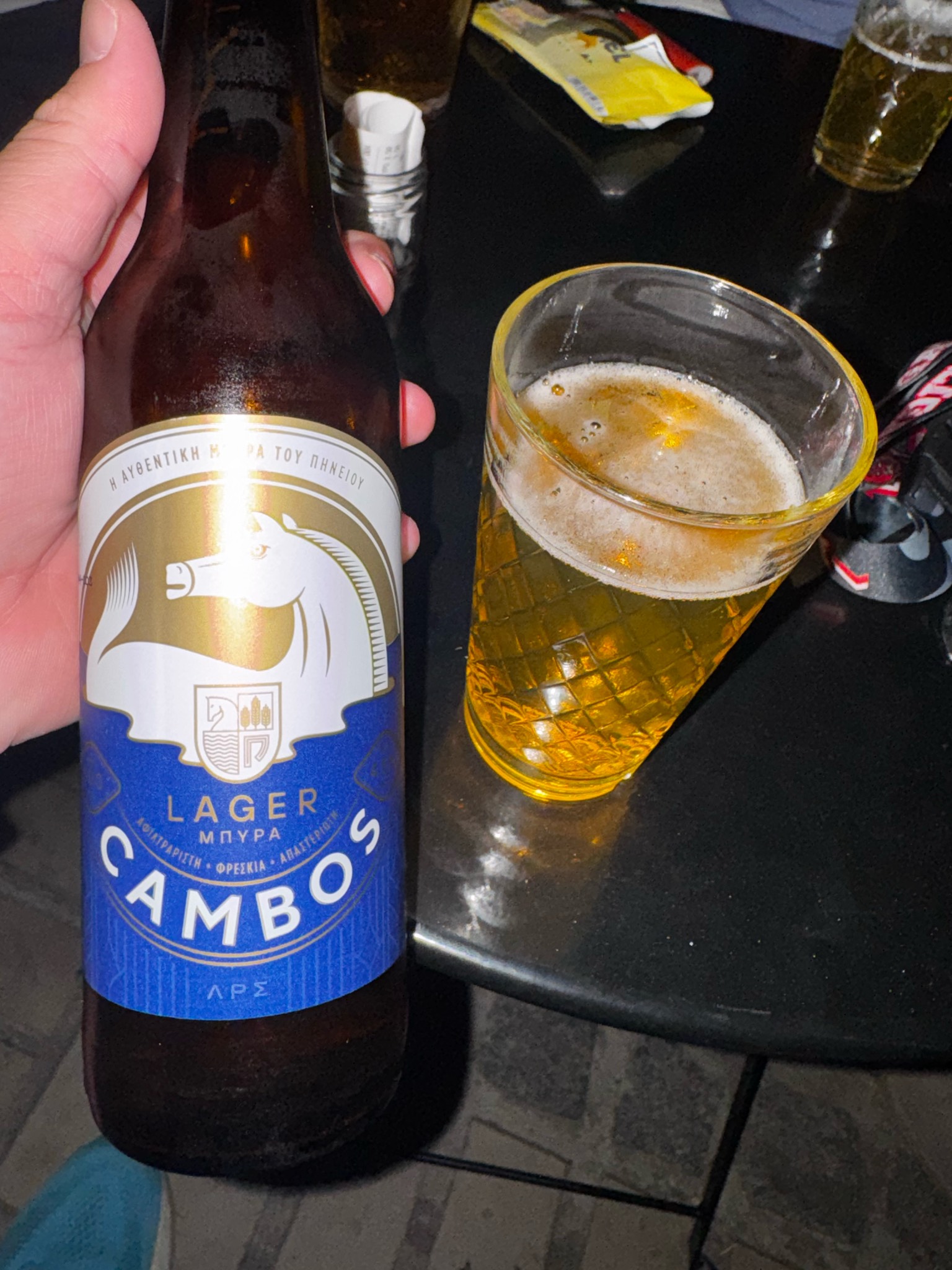 Cambos Lager, Pineios Brewery