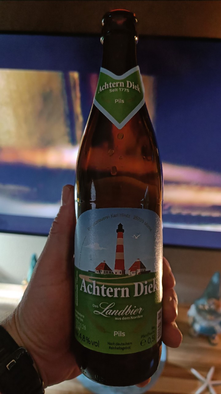 Achtern Diek Landbier Pils, Dithmarscher Brauerei Karl Hintz