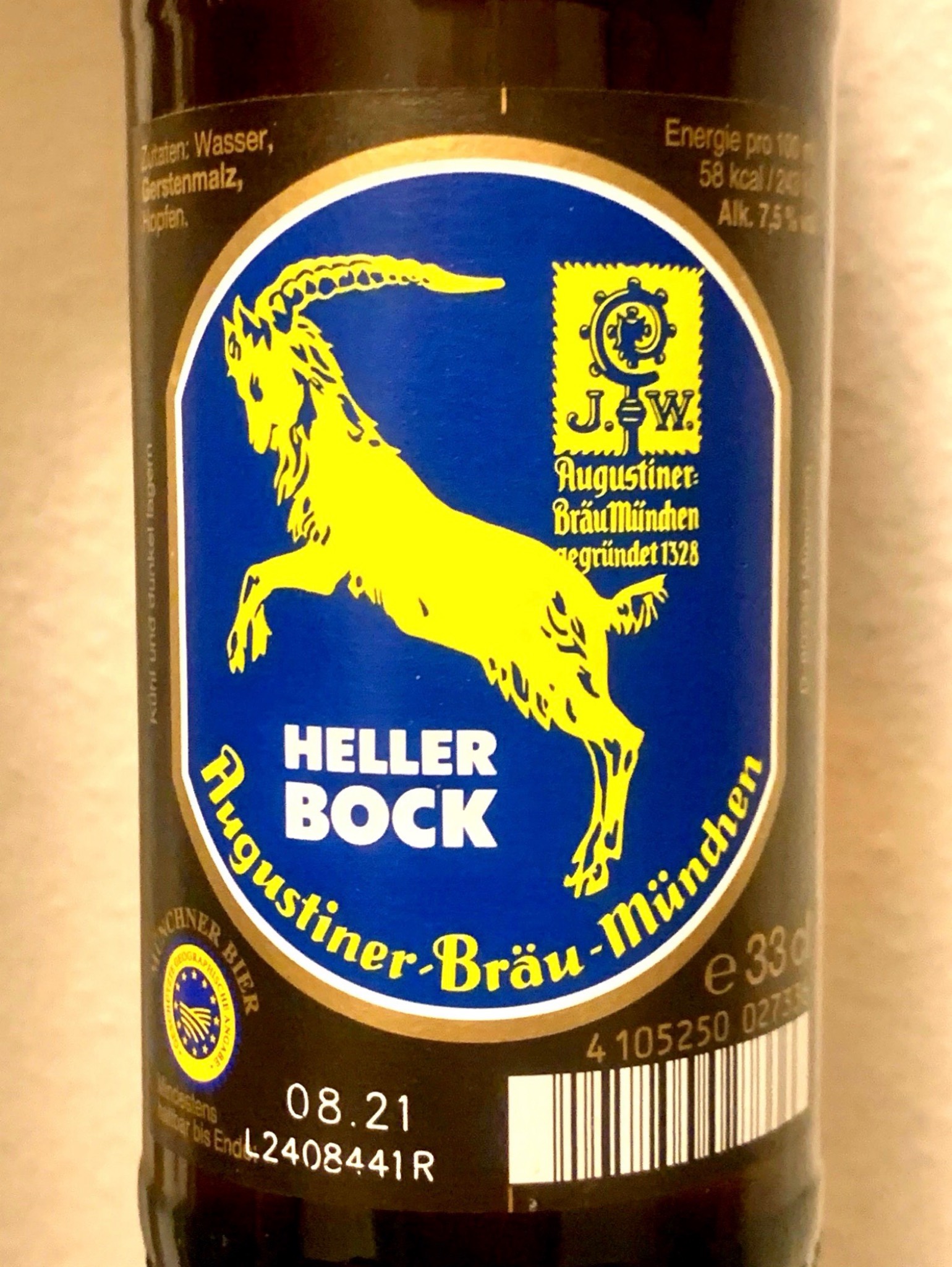 Augustiner Heller Bock, Germany