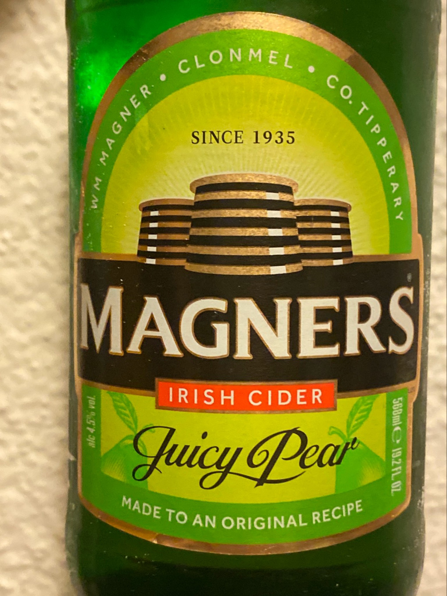 Magners Irish Cider Pear / Classic Pear, WM Magner Ltd.