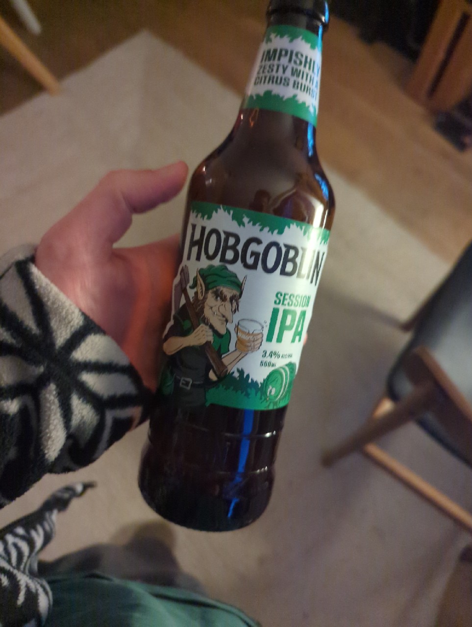 Hobgoblin Session IPA, Wychwood Brewery (Marston's Brewery)