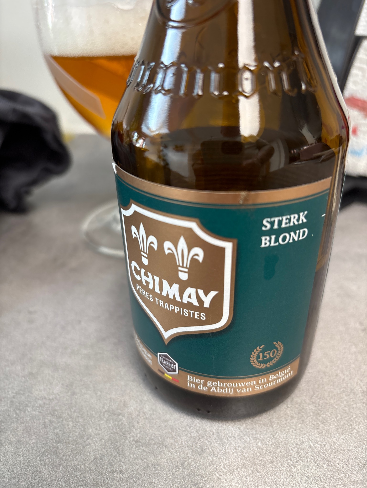Chimay Blonde Forte | Strong Blond | 150 | Verte | Green, Belgium