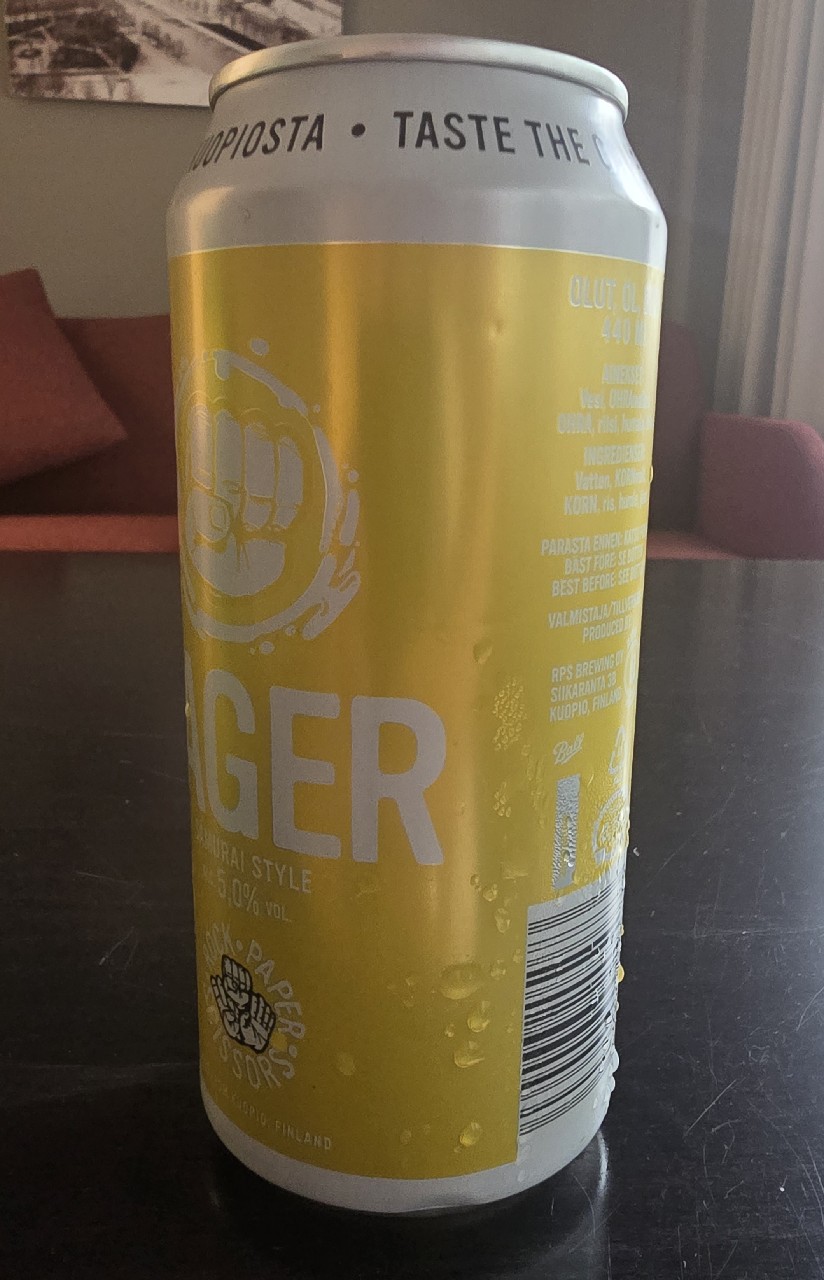 Lager Samurai Style, RPS Brewing