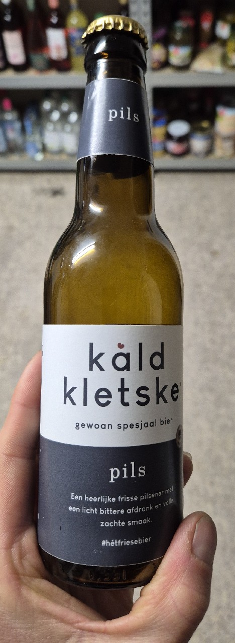 Kald Kletske pils, brouwerij dockum te Dokkum