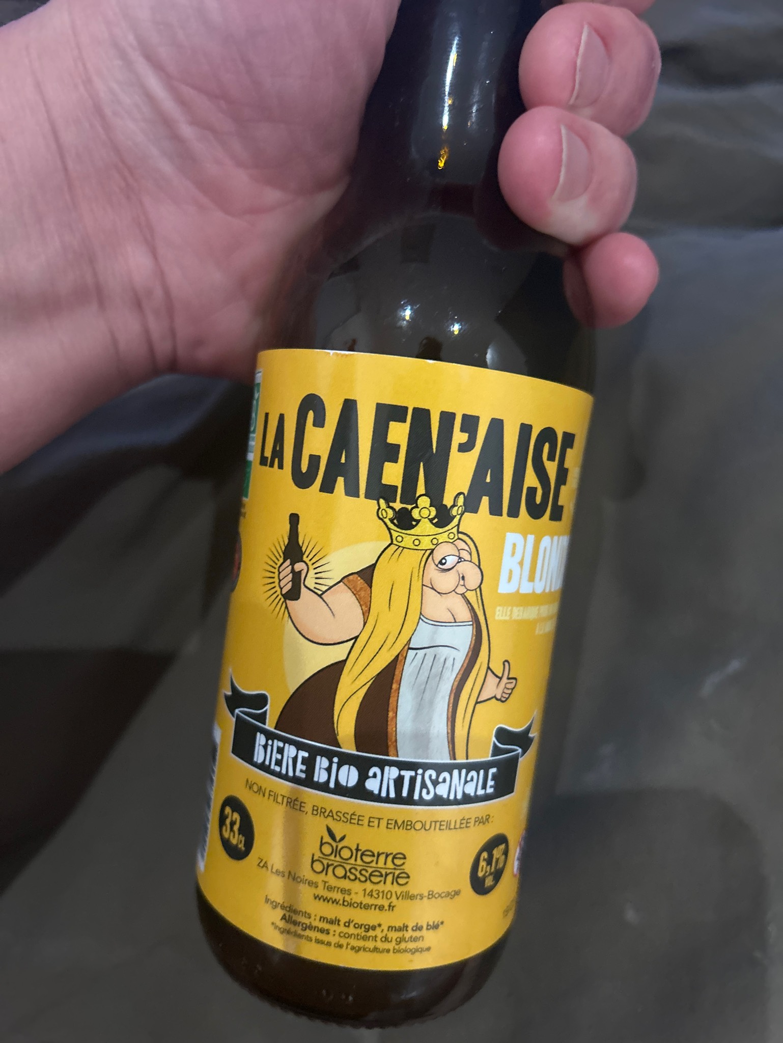 La Caen'Aise Blonde, Bioterre Brasserie