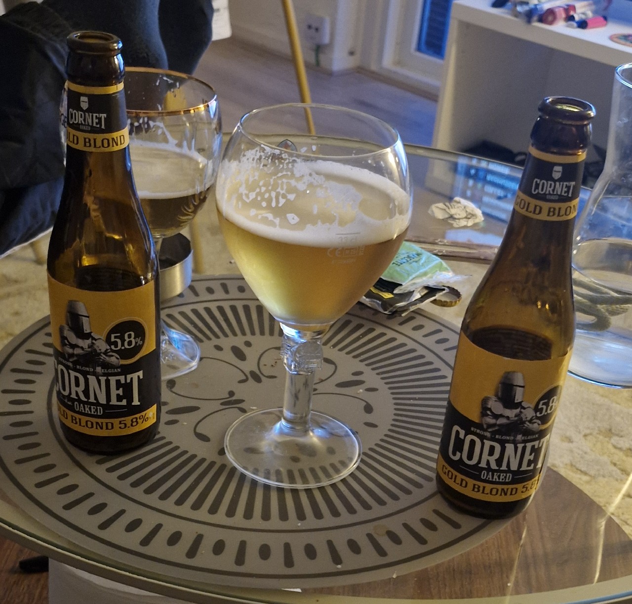 cornet oaked - Gold blond, Brouwerij de Hoorn
