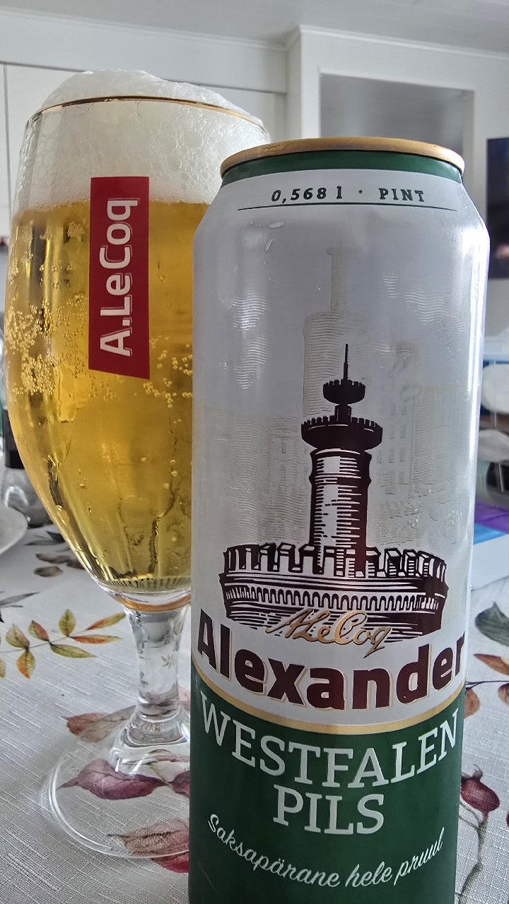 Alexander Westfalen Pils, Estonia