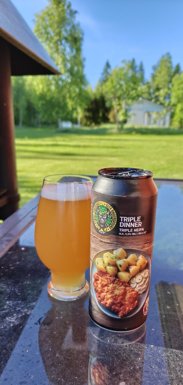 triple dinner, Beer Underground (Piwne Podziemie)