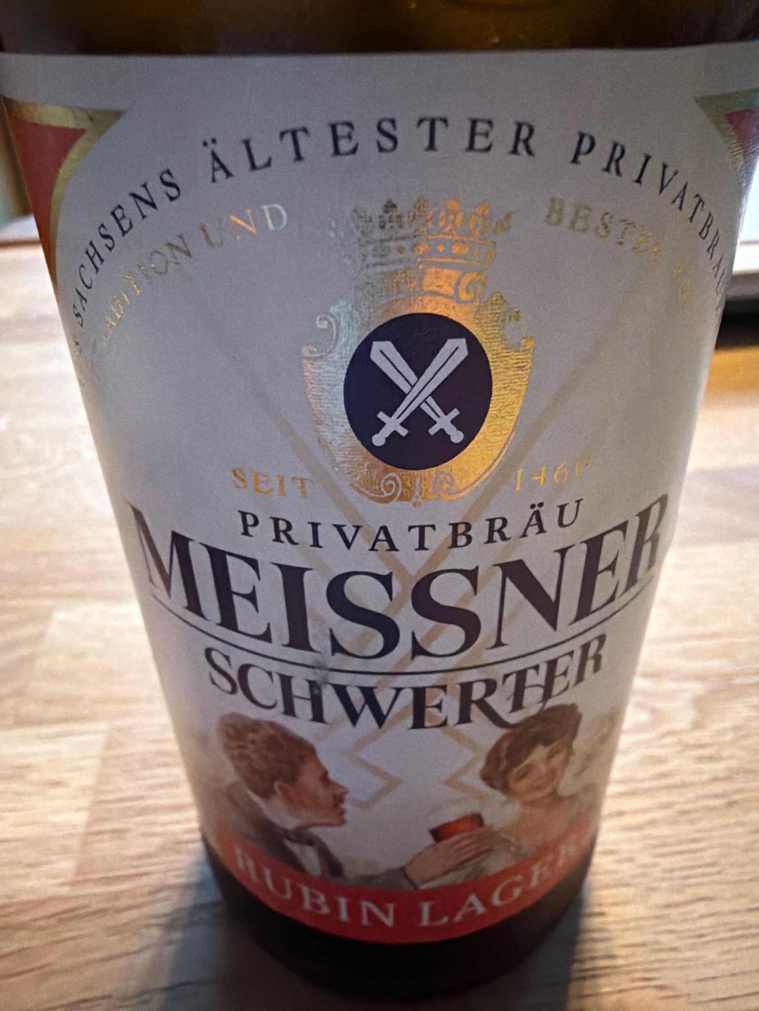 Rubin Lager / Lager Rubin, Privatbrauerei Schwerter Meißen