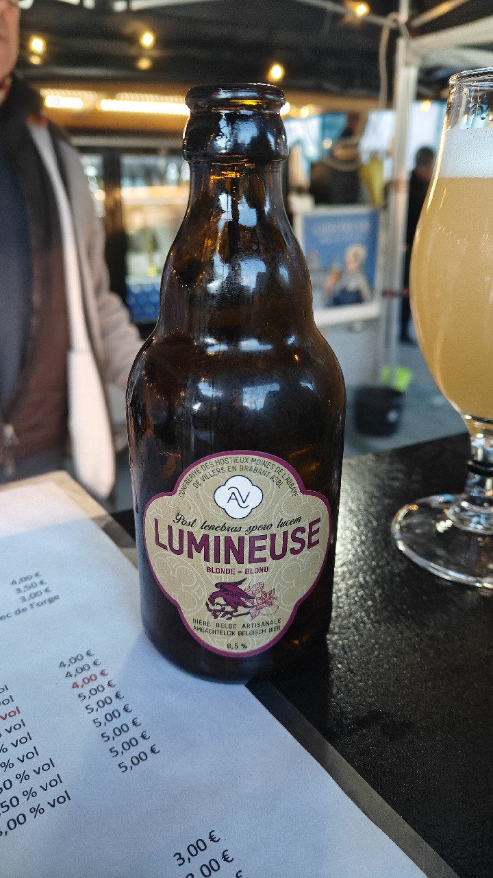 Lumineuse Blond, Brasserie de l'Abbaye de Villers