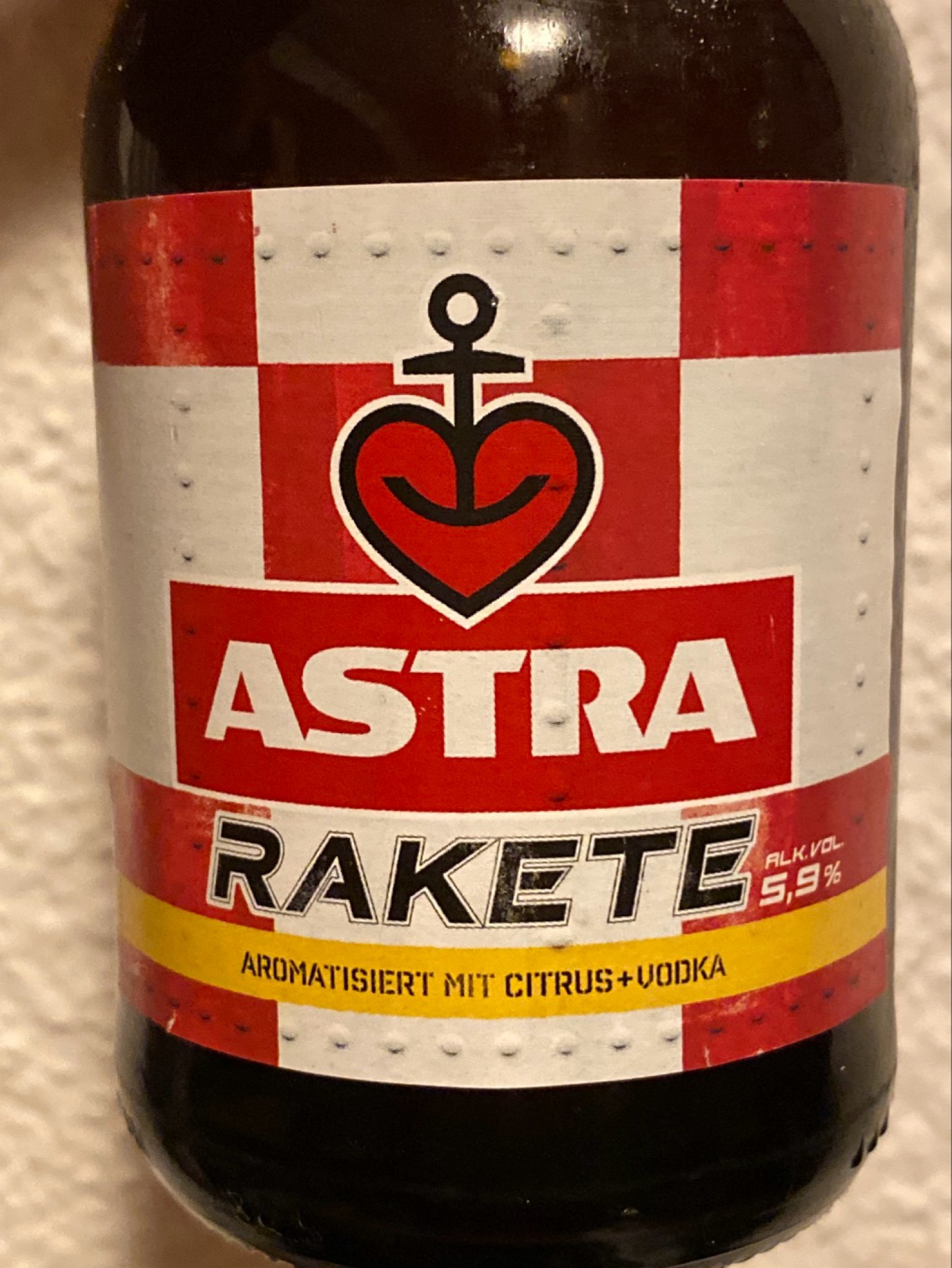 Astra Rakete, Holsten-Brauerei (Carlsberg)