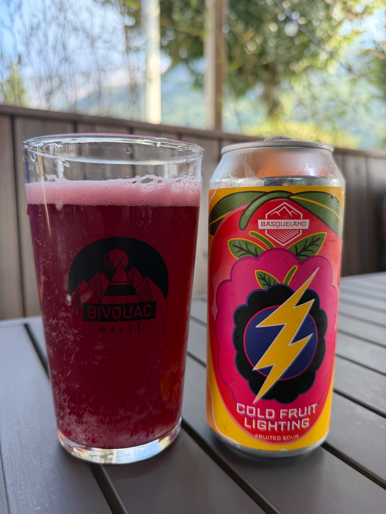 Cold fruit lighting, Basqueland Brewing