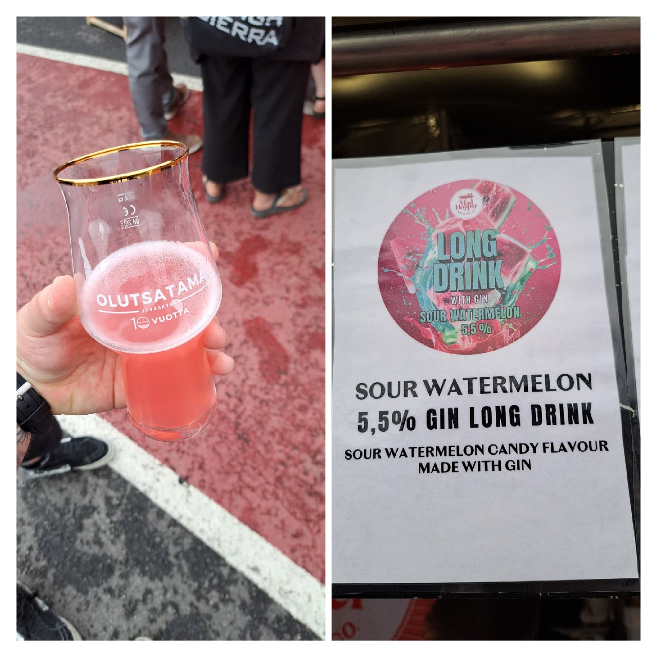Sour Watermelon Long Drink, Finland