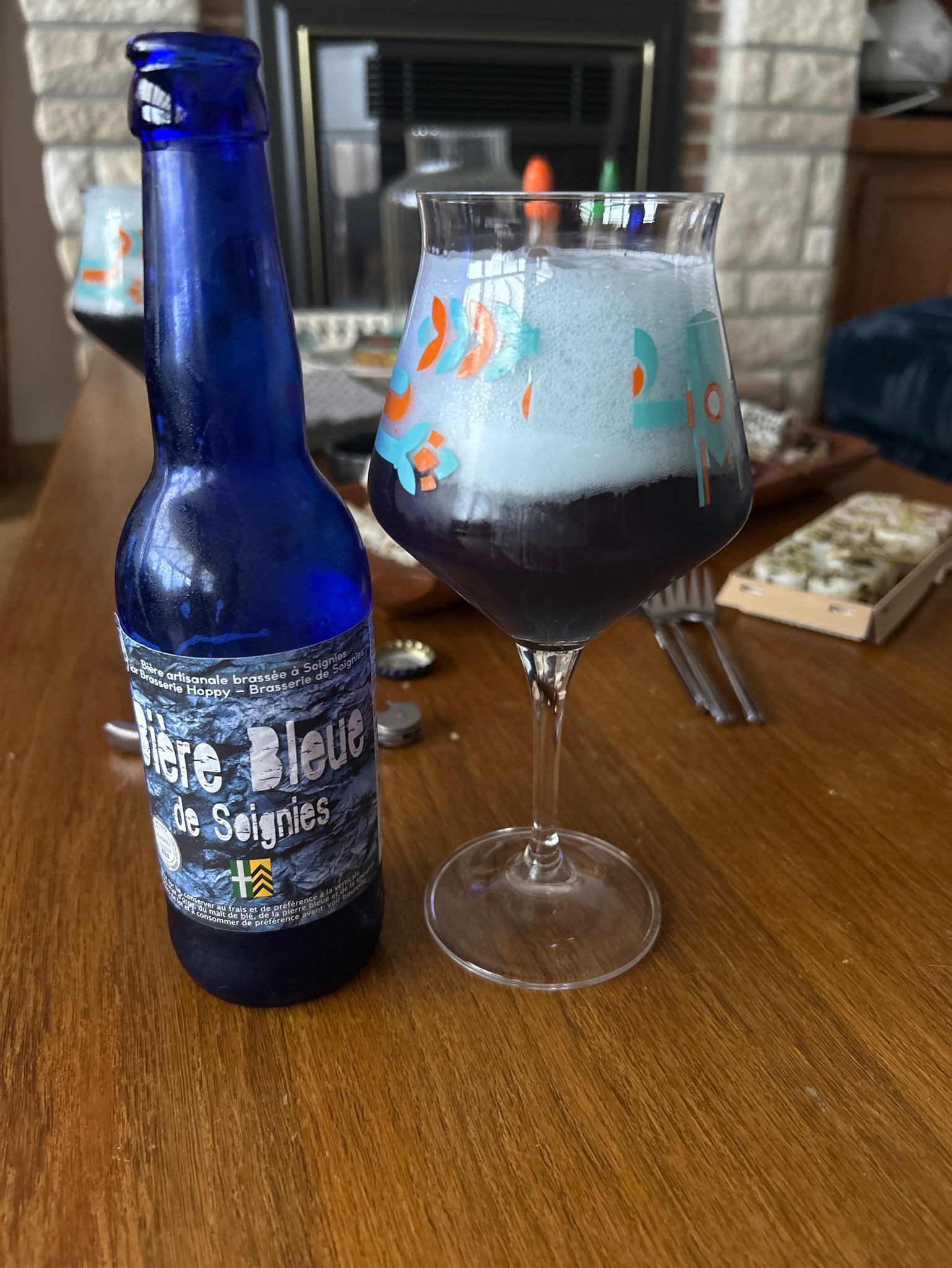 Bière Bleue de Soignies, Brasserie Hoppy