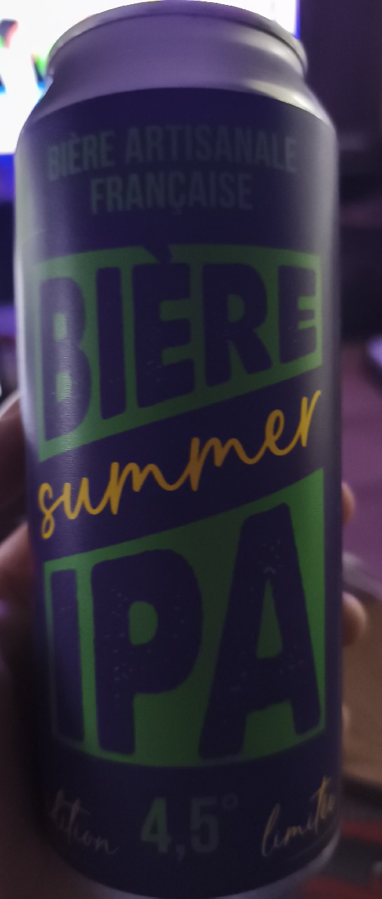 Biere summer IPA, France