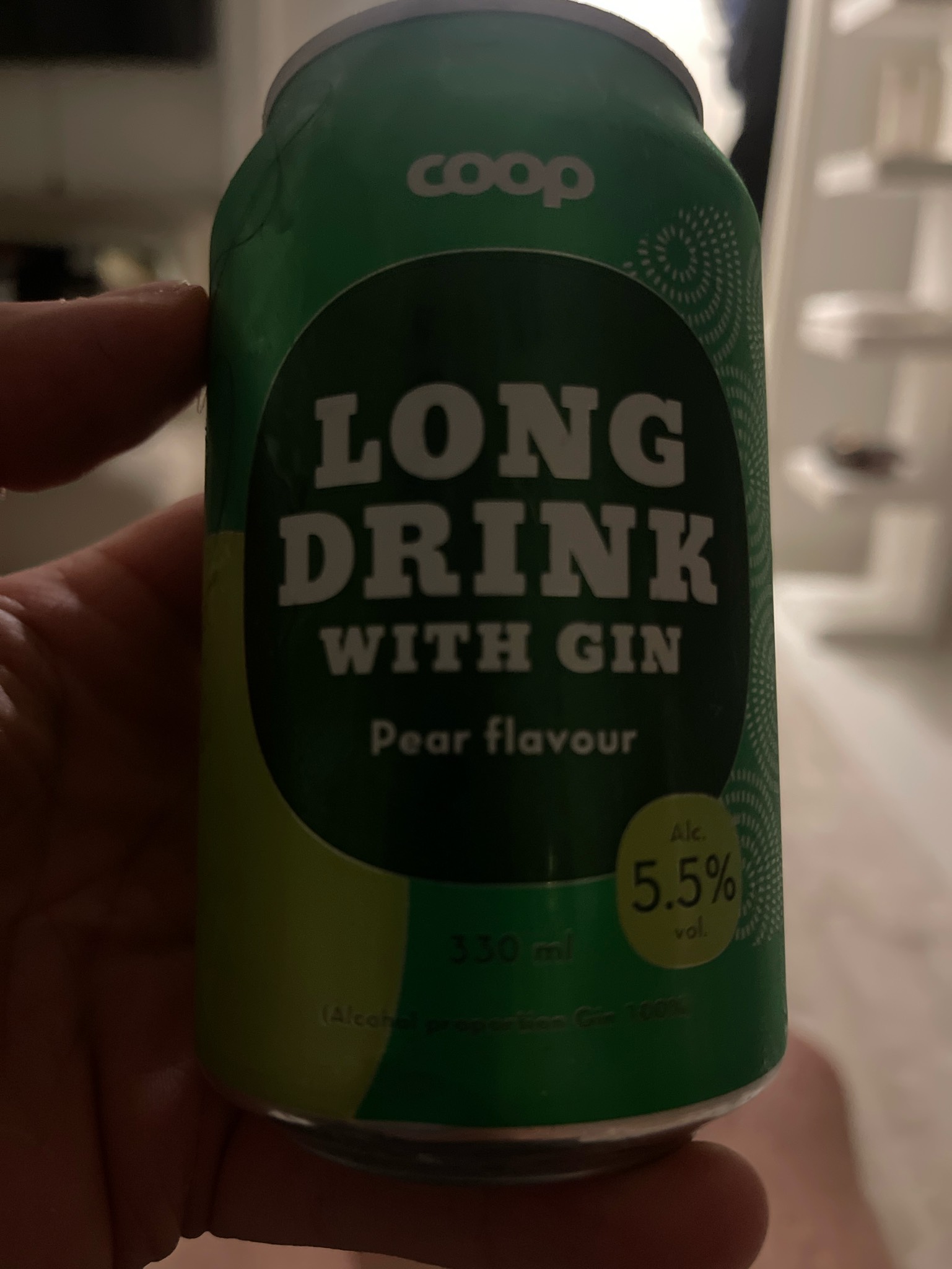 Coop Long Drink Pear, Finland