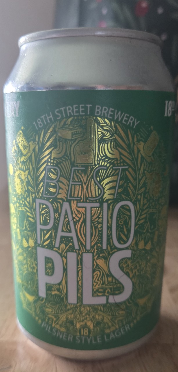 Best Patio Pils, 18th Street Brewery