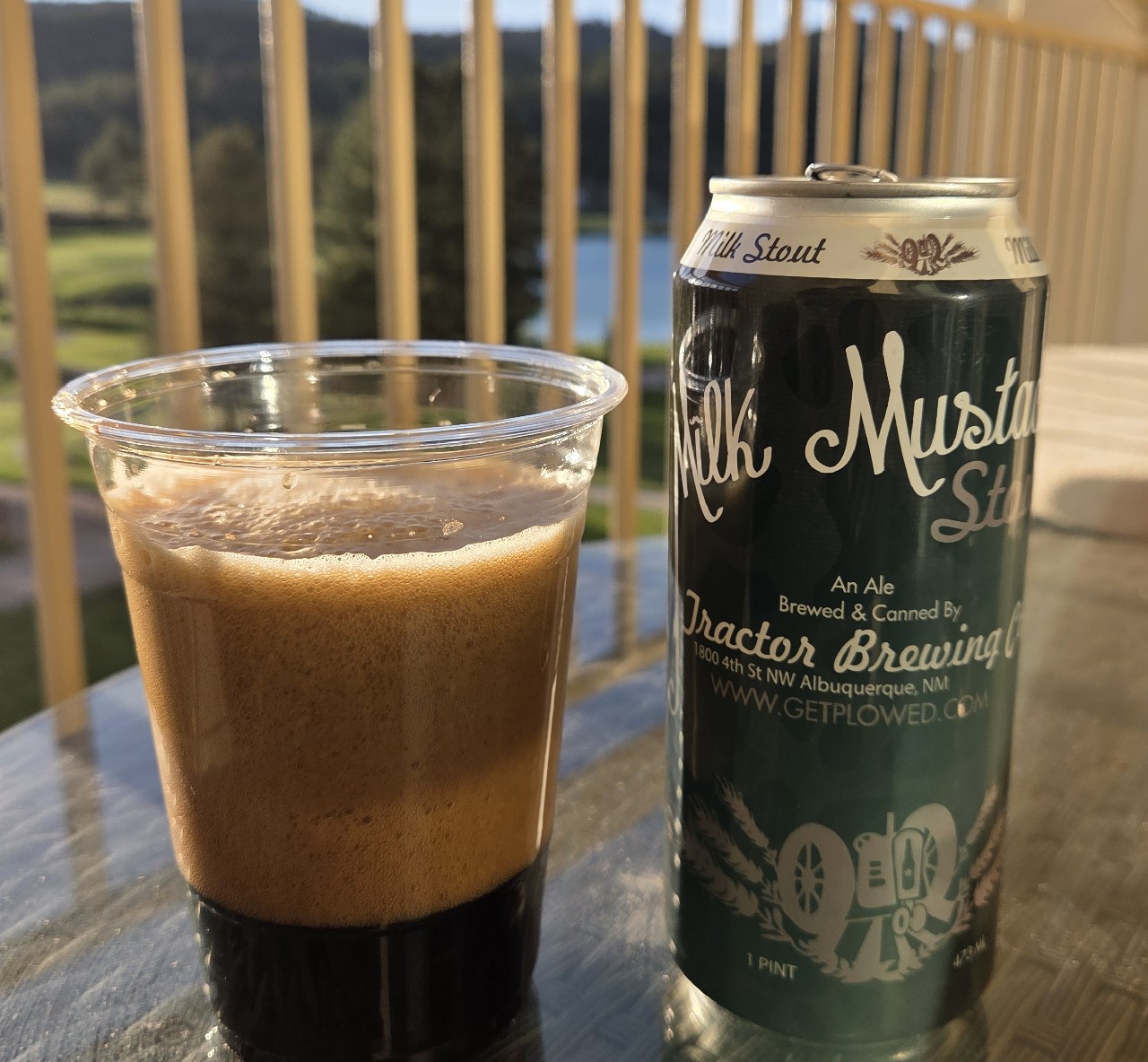 Milk Mustache Stout, Tractor Brewing Company