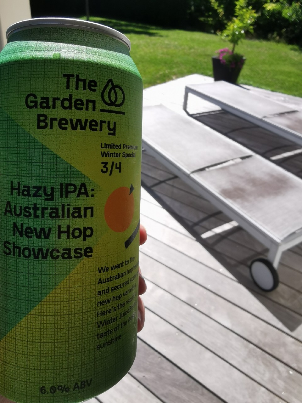 Limited Premium Winter Special 3/4 Hazy IPA: Australian New Hop Showcase, The Garden Brewery