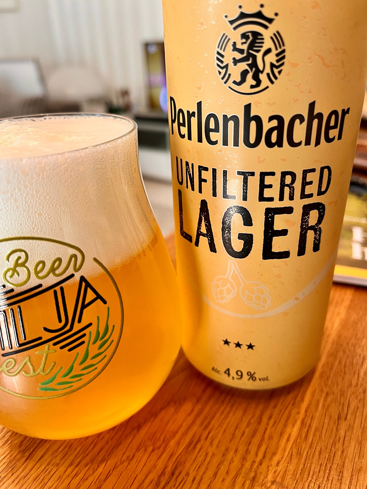 Perlenbacher Unfiltered Lager, Frankfurter Brauhaus (TCB Beverages)