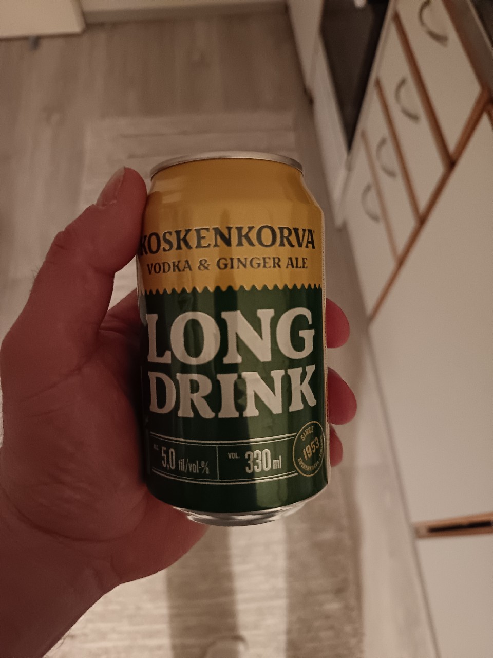Koskenkorva Long Drink Vodka & Ginger Ale, Finland