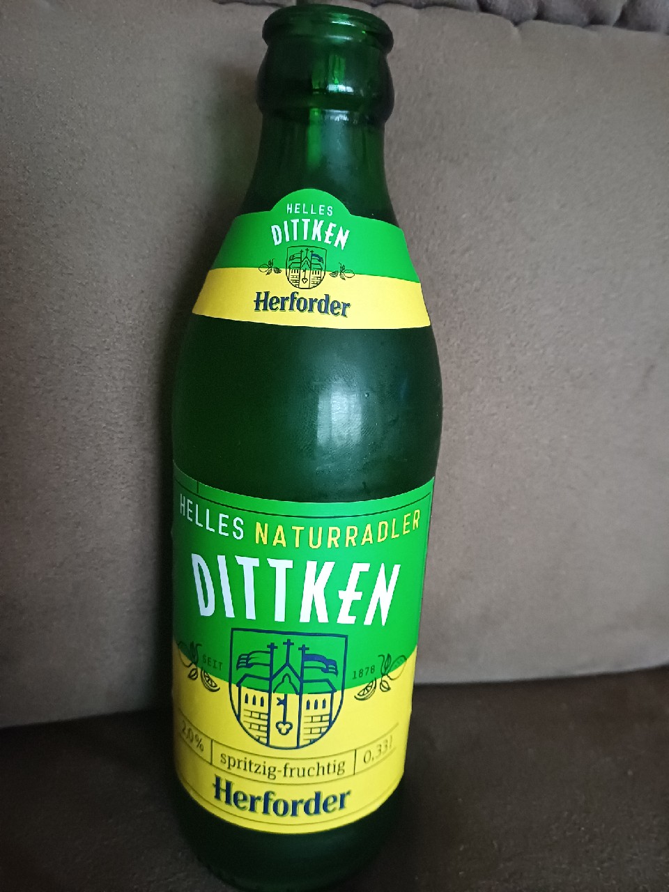Helles Dittken Naturradler, Herforder Brauerei (Warsteiner)