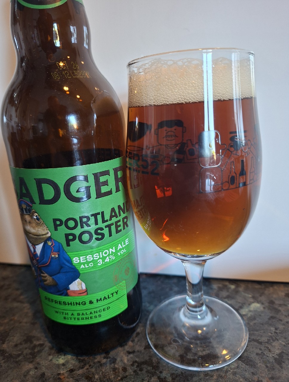 Portland Poster, Badger Brewery (Hall & Woodhouse)