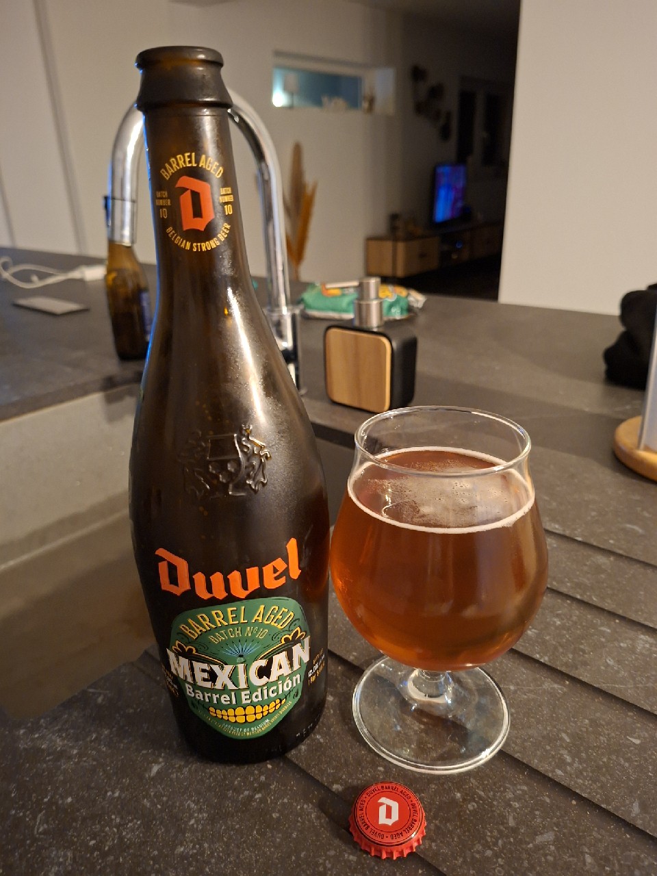 Duvel Barrel Aged Batch N° 10 Mexican Barrel Edición (2025), Belgium