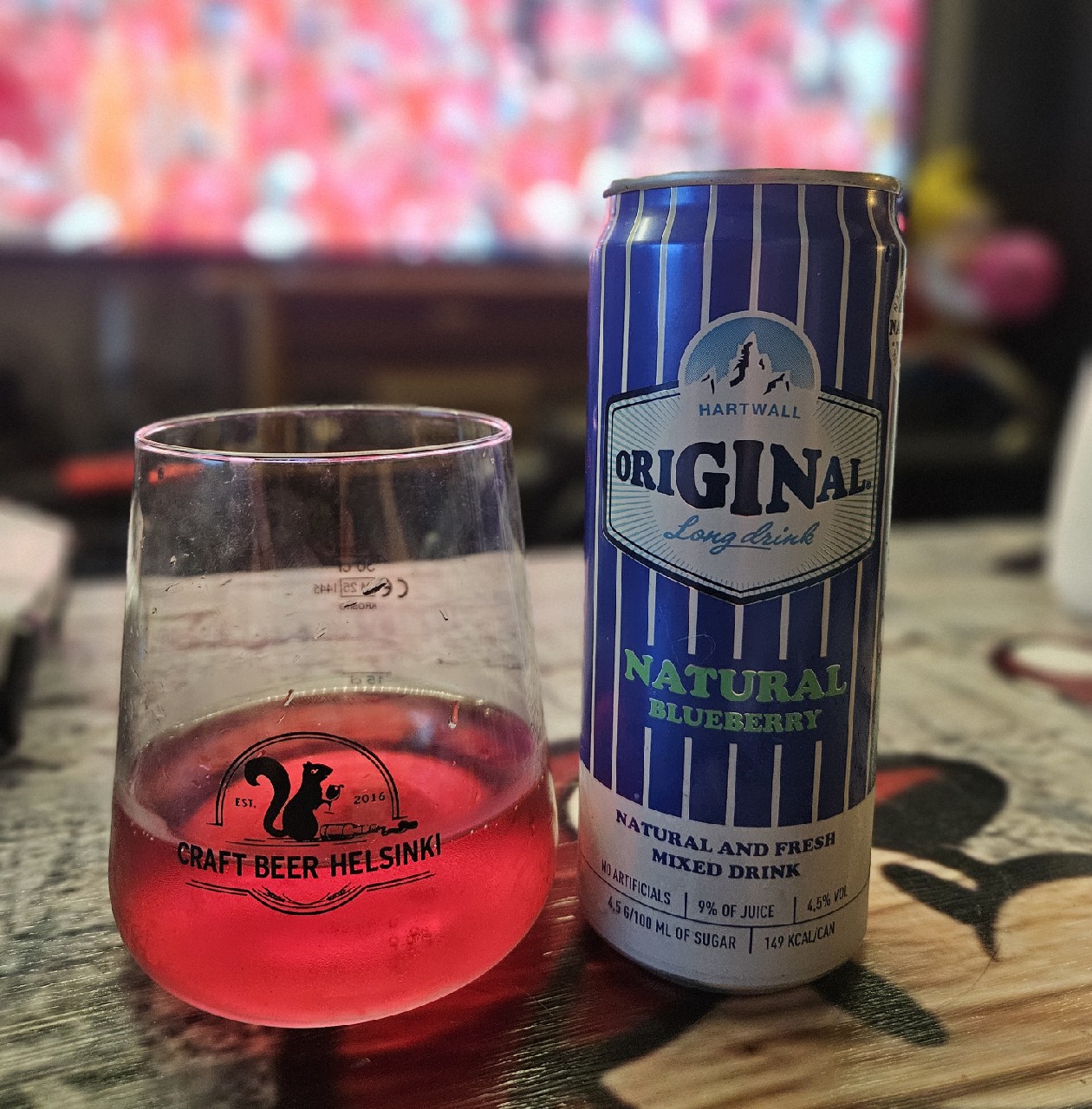 Original Long Drink Natural Blueberry, Finland