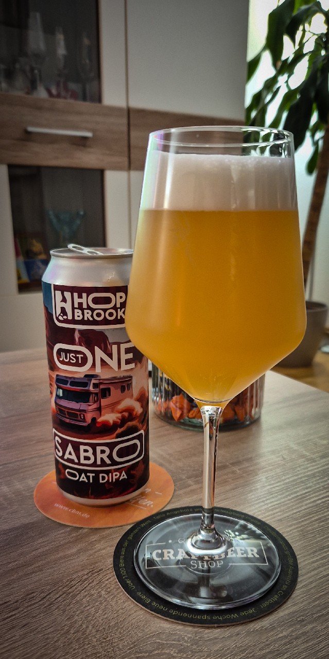 Just One Sabro Oat DIPA, Hop Brook
