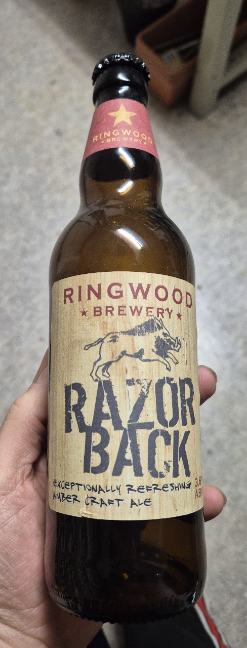 Razor Back, Ringwood Brewery (Marston's Brewery)