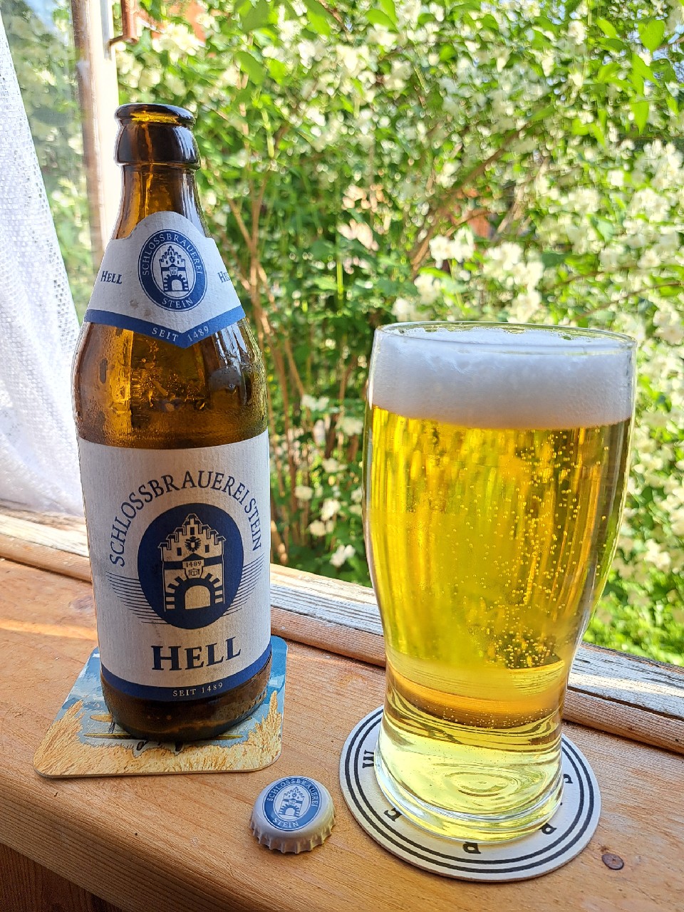 Steiner-Bier Hell, Schlossbrauerei Stein