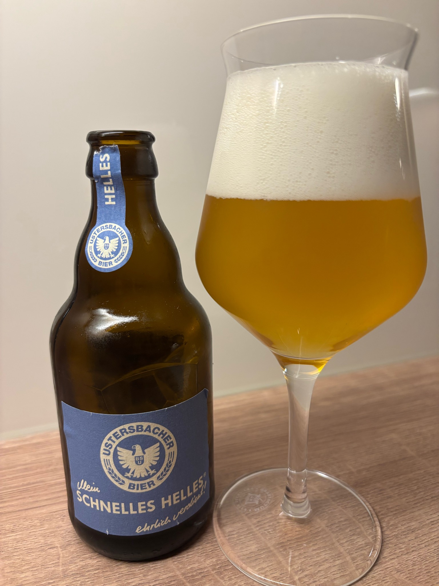 Ustersbacher Schnelles Helles, Brauerei Ustersbach