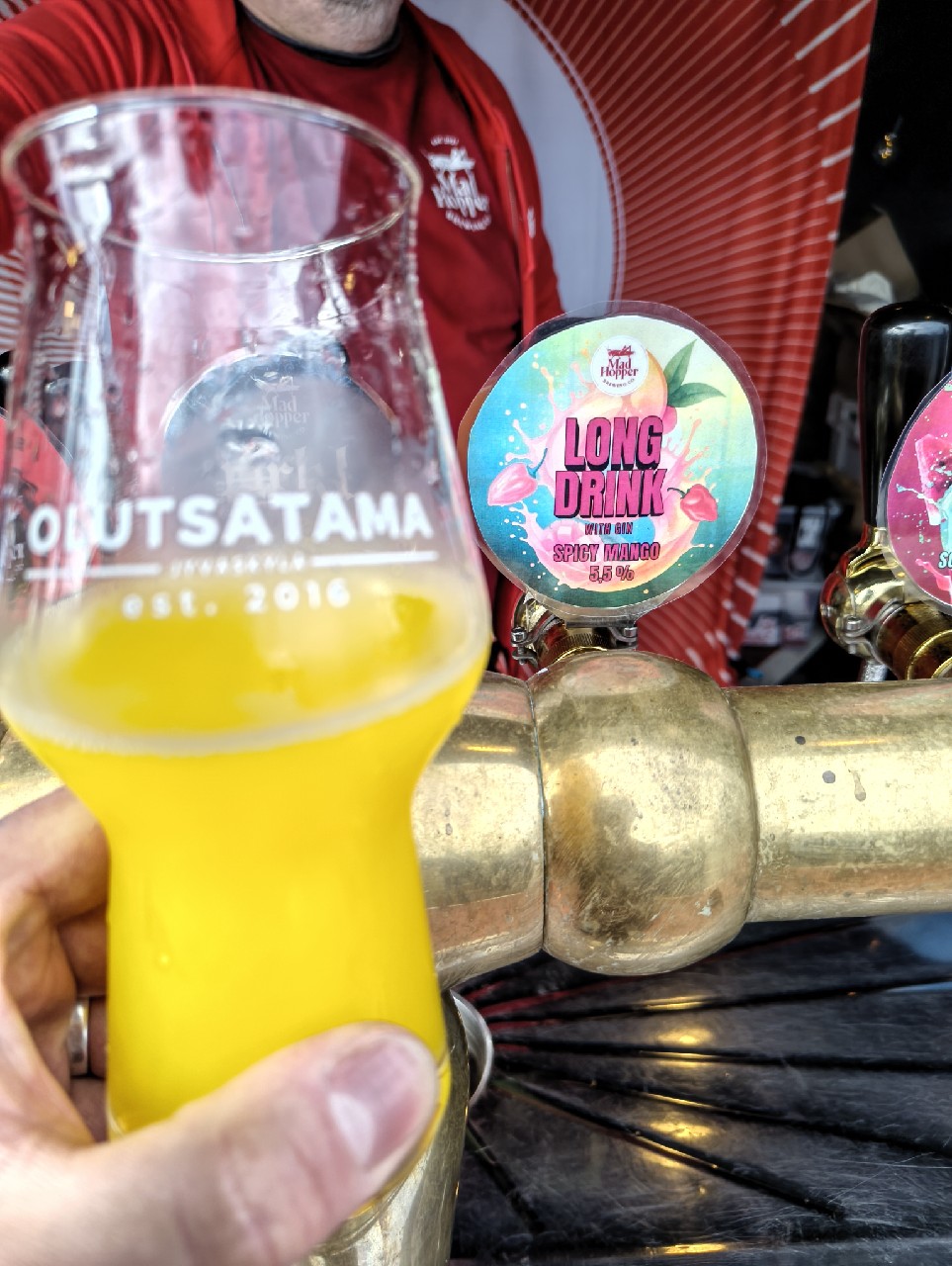 Spicy Mango Long Drink, Mad Hopper Brewing Co.