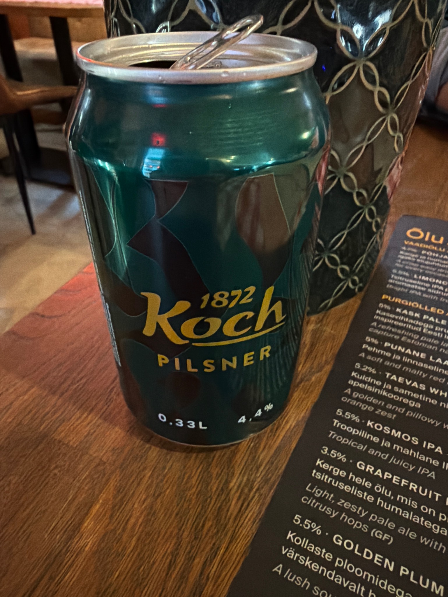 1872 Koch Pilsner, Koch Brewery