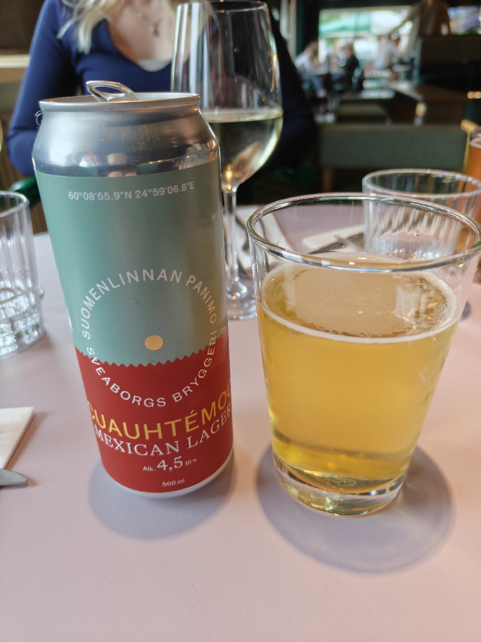 Cuauhtémoc Mexican lager, Finland