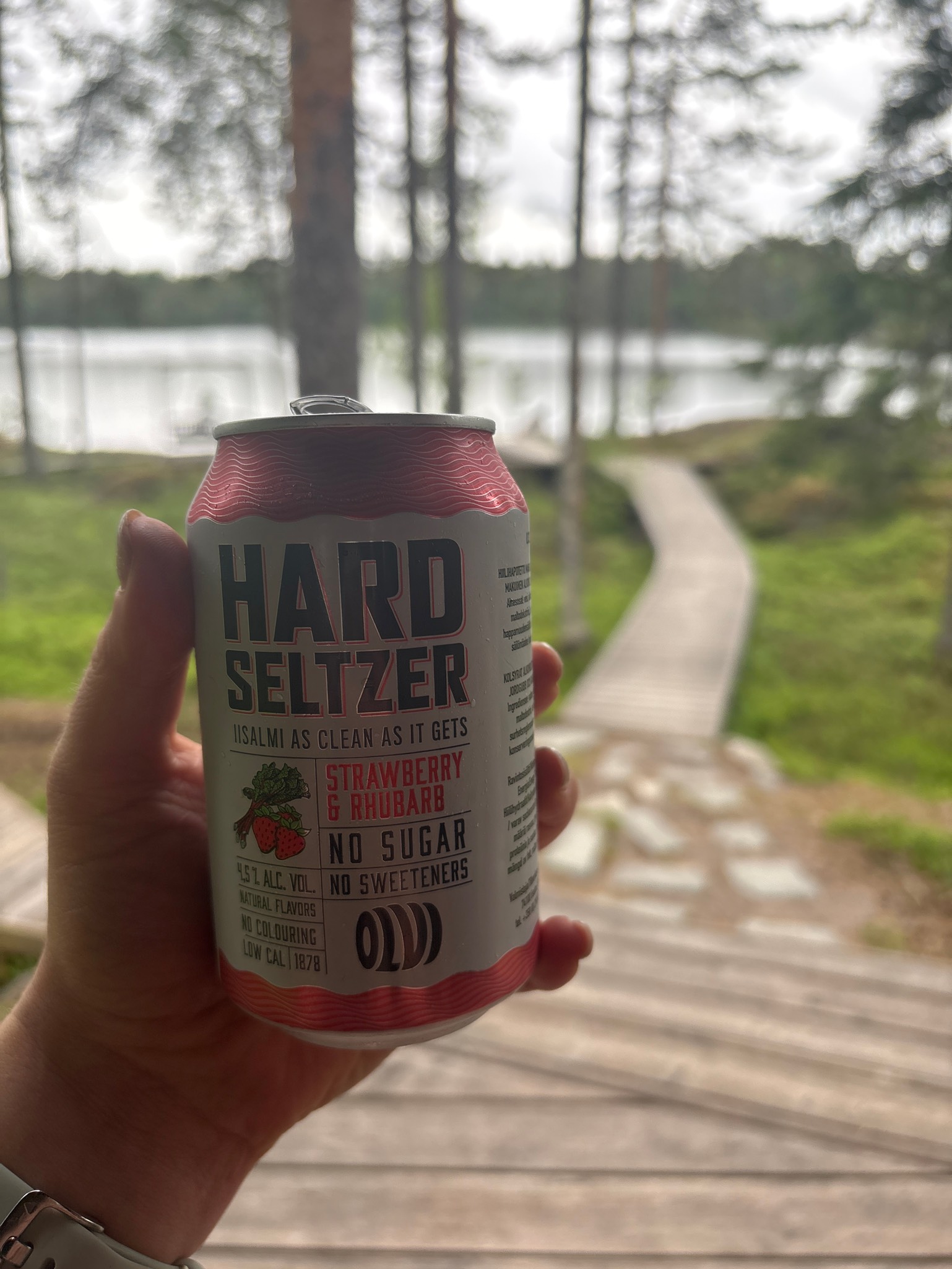 Hard Seltzer Strawberry & Rhubarb, Finland