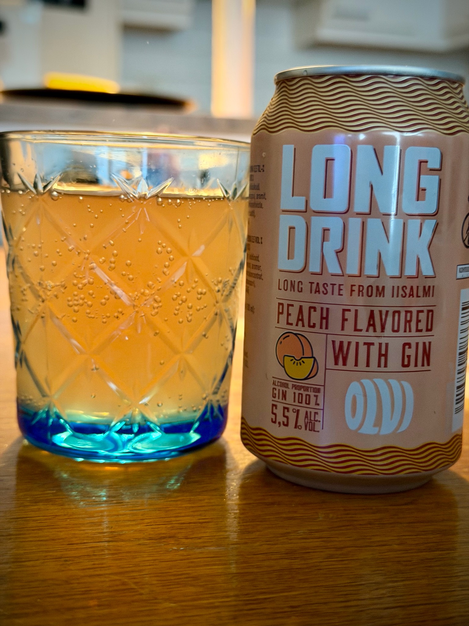 OLVI Long Drink Peach, Finland