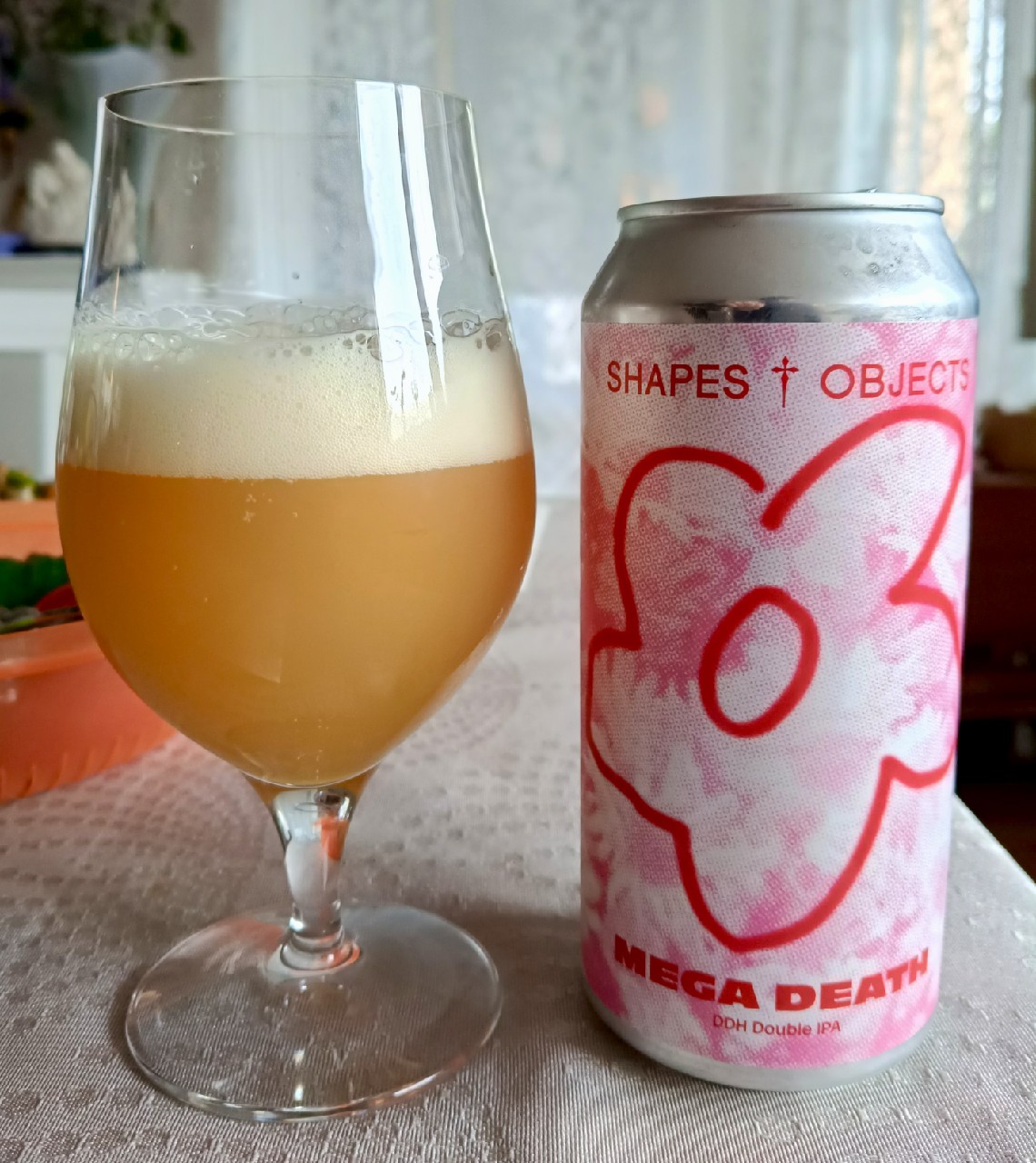 Mega Death Ddh double ipa, Shapes & Objects Beer Co