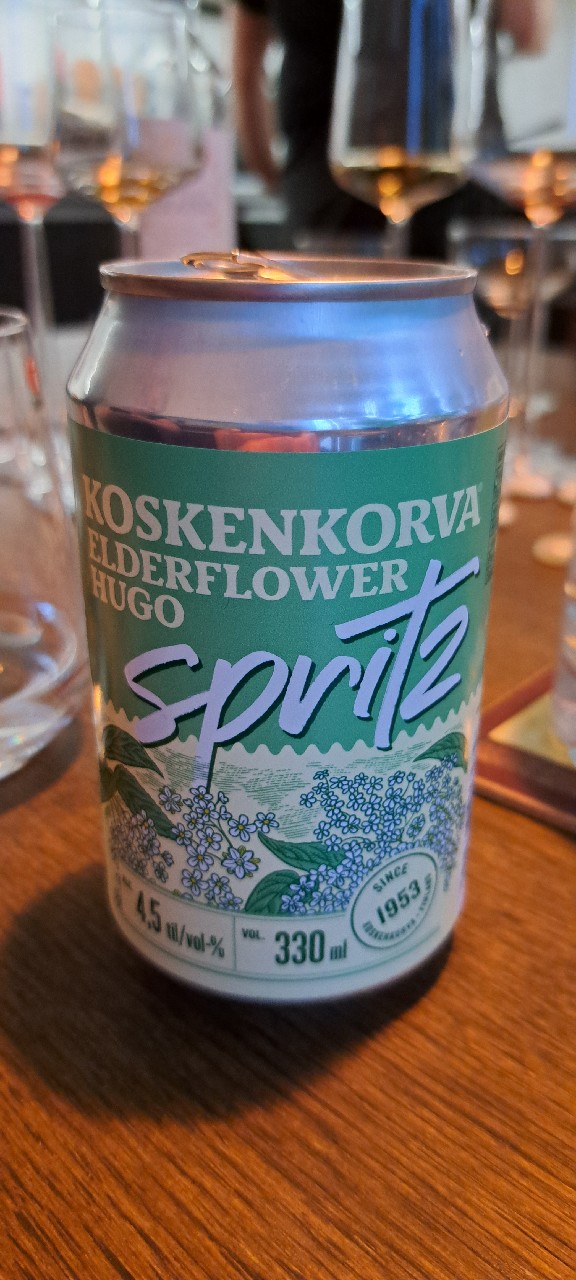 Koskenkorva elderflower hugo, Finland